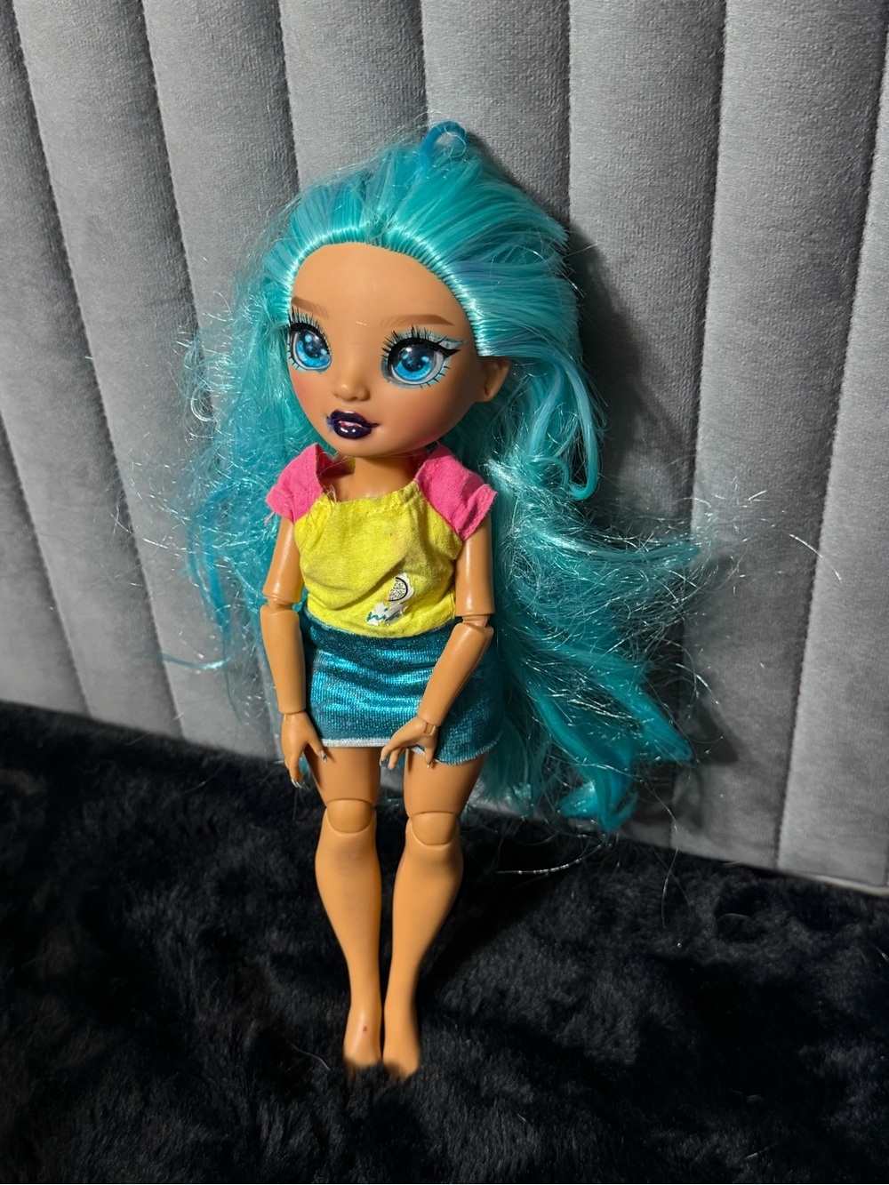 💞4/$35- Rainbow High Blu Brooks Doll Blue Hair New Friends MGA Fashion Doll